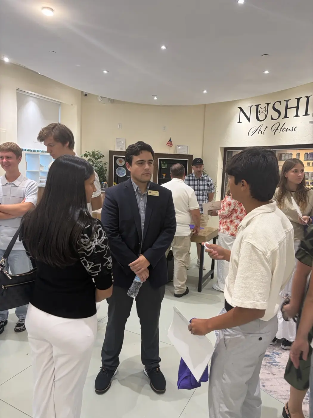 Guests at the recognition ceremony